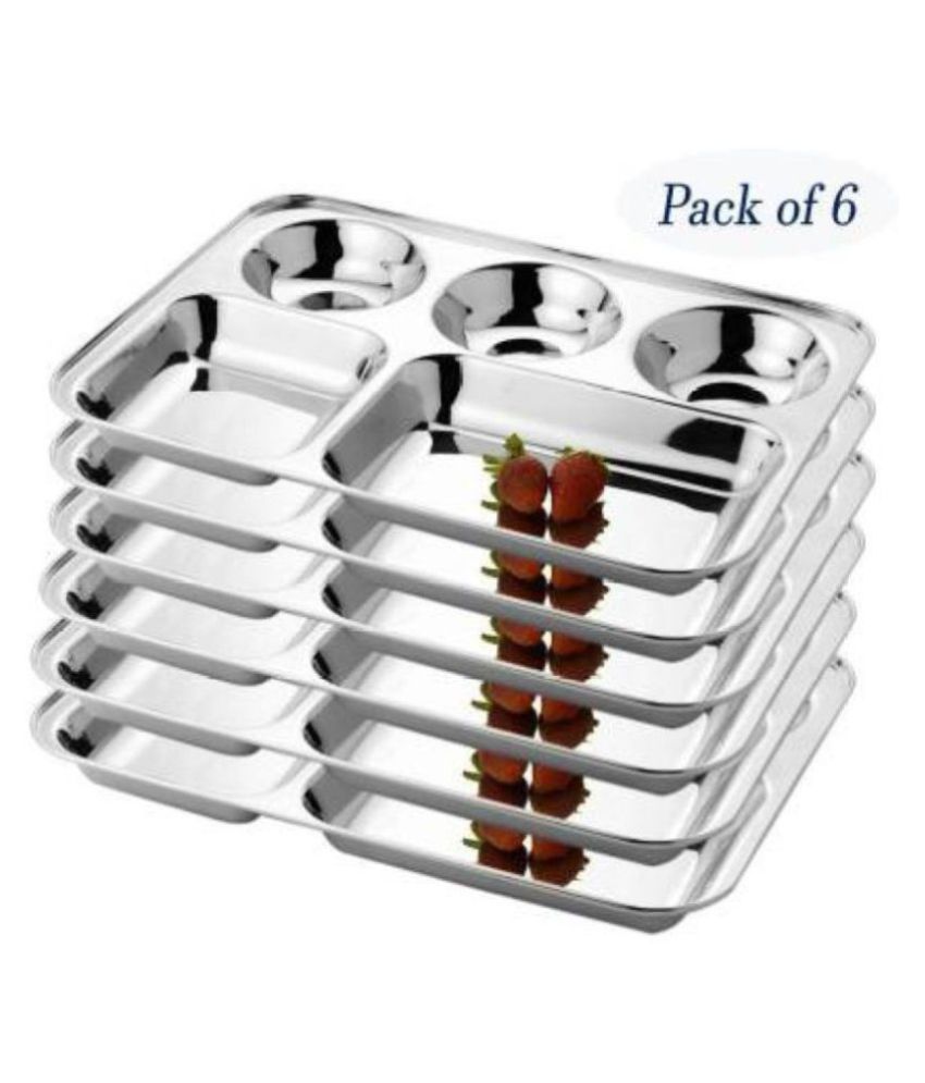     			LEROYAL Stainless Steel Dinner Set of 6 Pieces