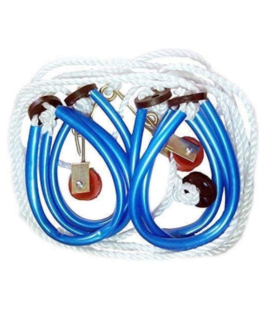 Zms Marketing Top Hero Metallic Pocket Rope Gym Exerciser/Exercise Rope/Tummy Trimer Unisex