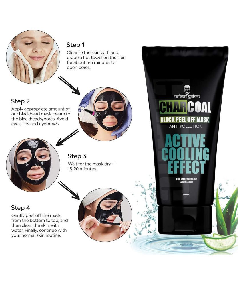 Buy Urbangabru Charcoal Peel Off Mask Deep Skin Cleansing Mask Face