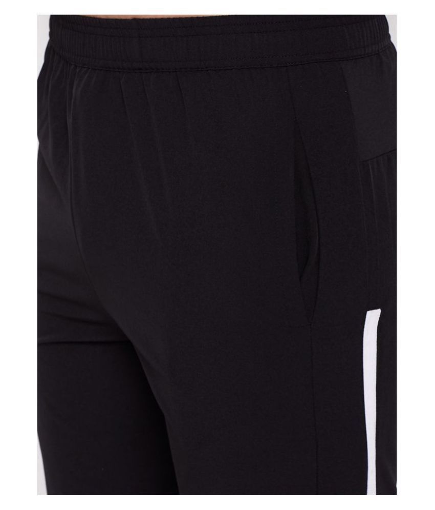     			RANBOLT Black Polyester Lycra Football Shorts