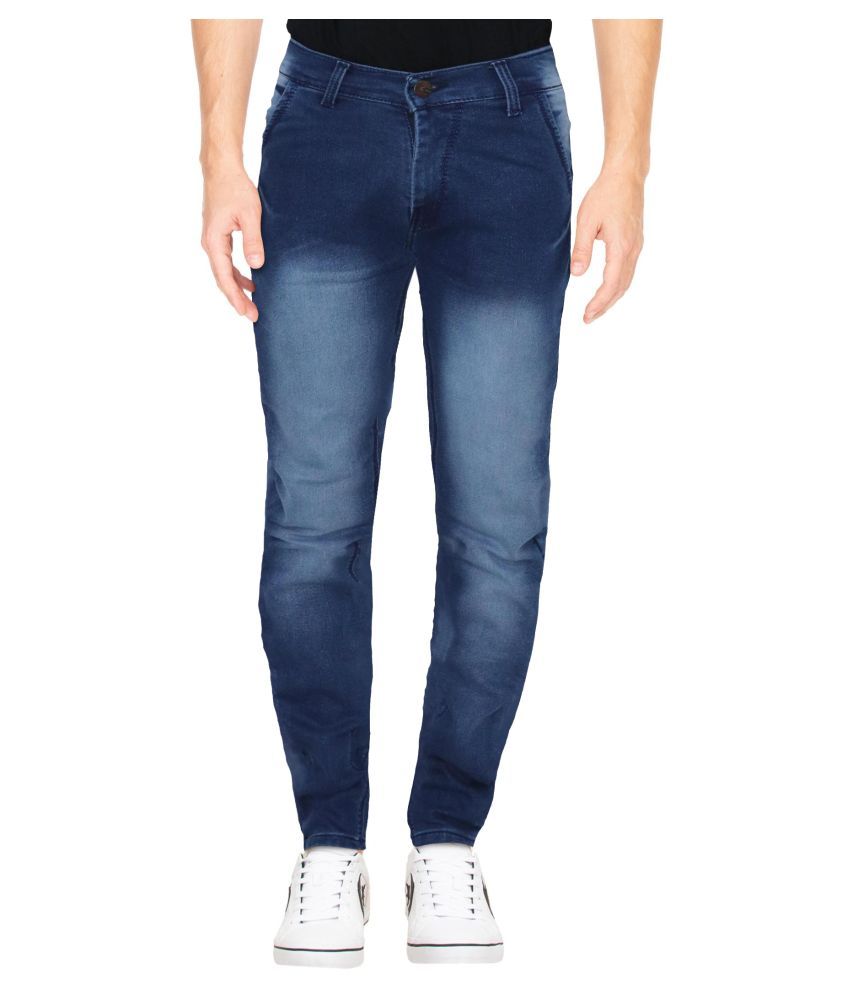     			Urban Legends Blue Regular Fit Jeans