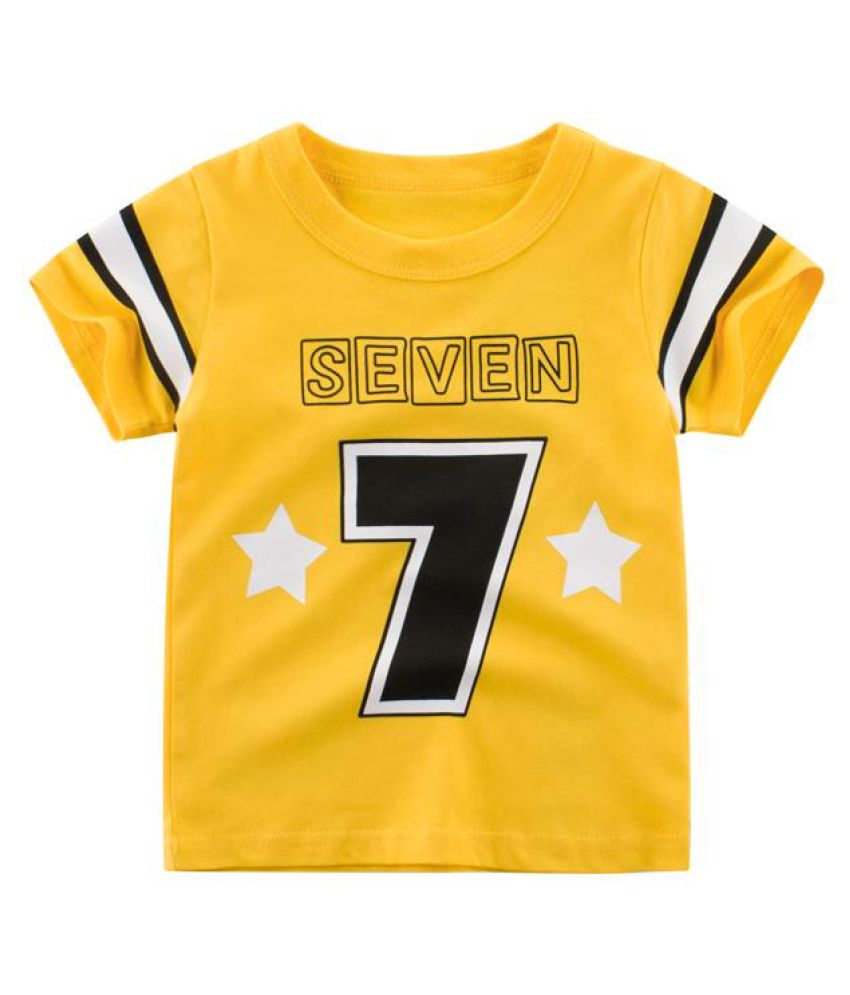 TShirts for Boys and Girls Kids Size 56 Year Cotton Half Sleeve Tee