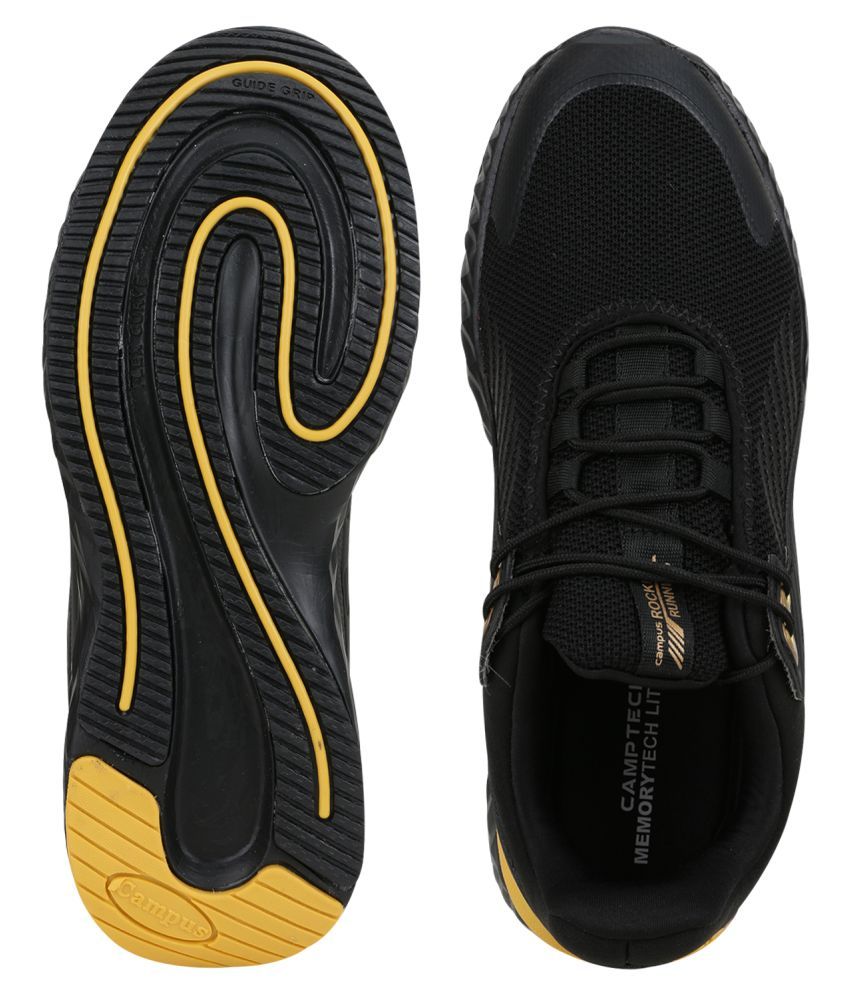 Campus Rocket Pro Black Running Shoes - Buy Campus Rocket Pro Black Running Shoes Online at Best 