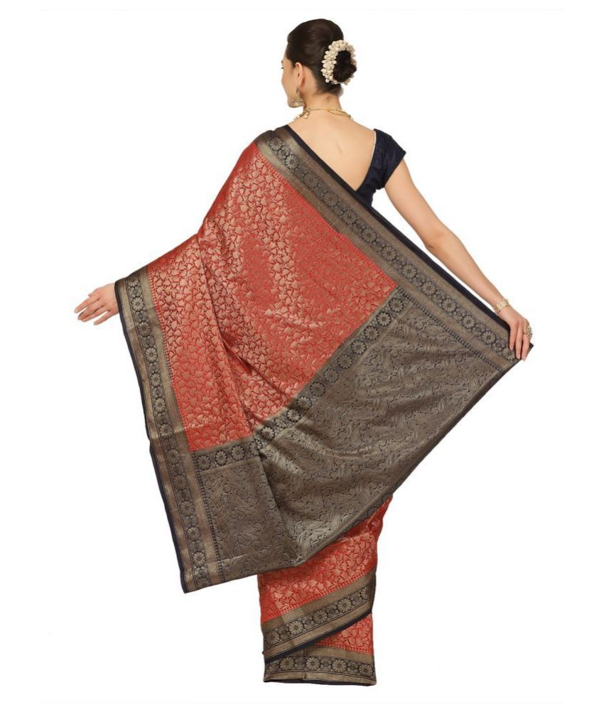 Humairah Red Katan Silk Saree Buy Humairah Red Katan Silk Saree 2329