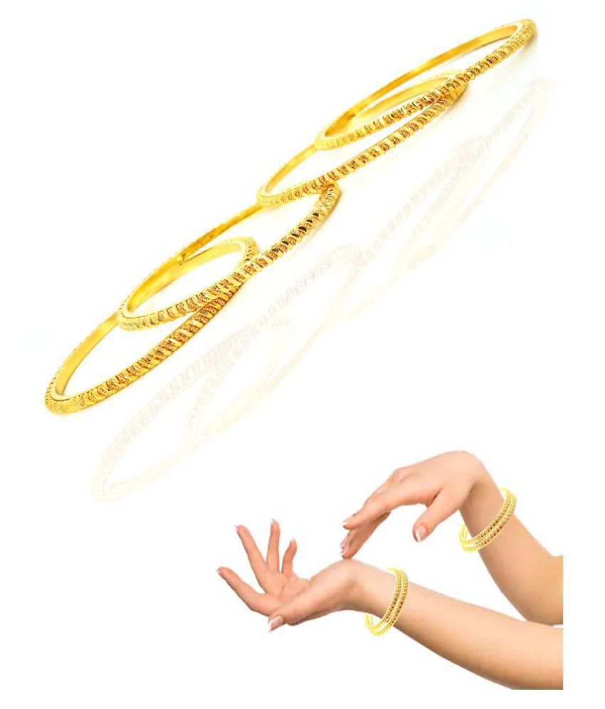     			shankhraj mall Traditional Gold Plated Designer Bangles Jewellery For Women-10094