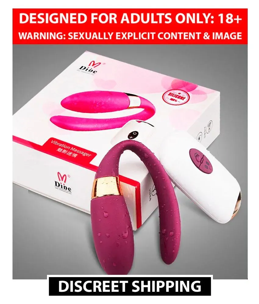 U Shape Couple Vibrator Sex Toy With Wireless Remote Controll for Women -  Vagina G Spot Massager Clitoris Stimulator Female Masturbator + Free  Kaamraj Lubricant: Buy U Shape Couple Vibrator Sex Toy