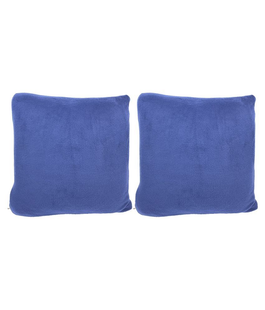     			House Of Quirk Set of 2 Others Cushion Covers 40X40 cm (16X16)