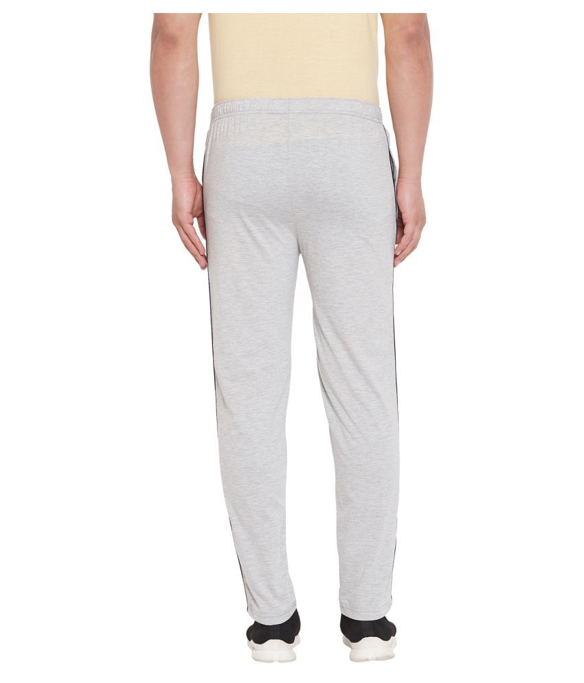 grey cotton track pants