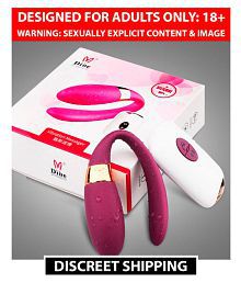 U Shape Vibrators Female Sexual Massager USB Charging, Wireless Remote Vibrator Adult Toys For Women + Free Lubricant