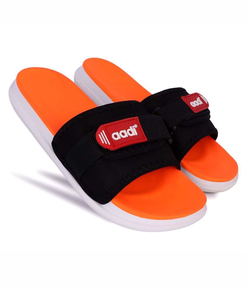     			Aadi Orange Daily Slippers