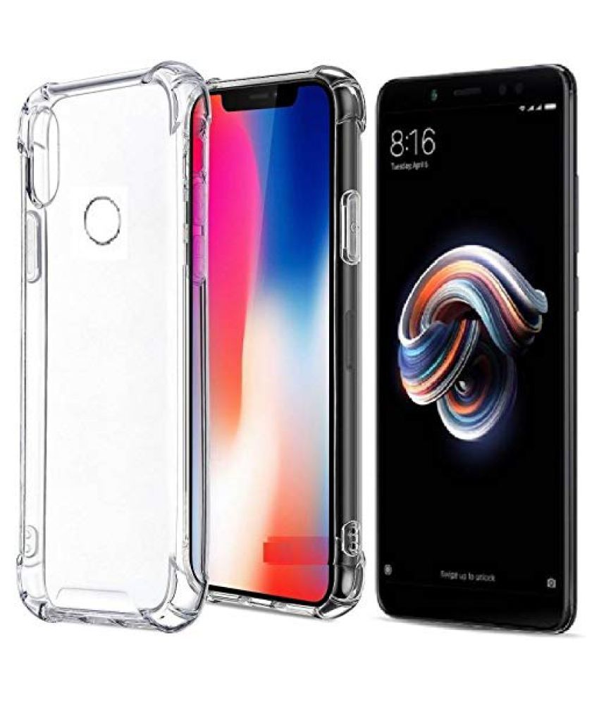     			Xiaomi Redmi Note 5 Pro Bumper Cases Kosher Traders - Transparent Premium Transparent Case