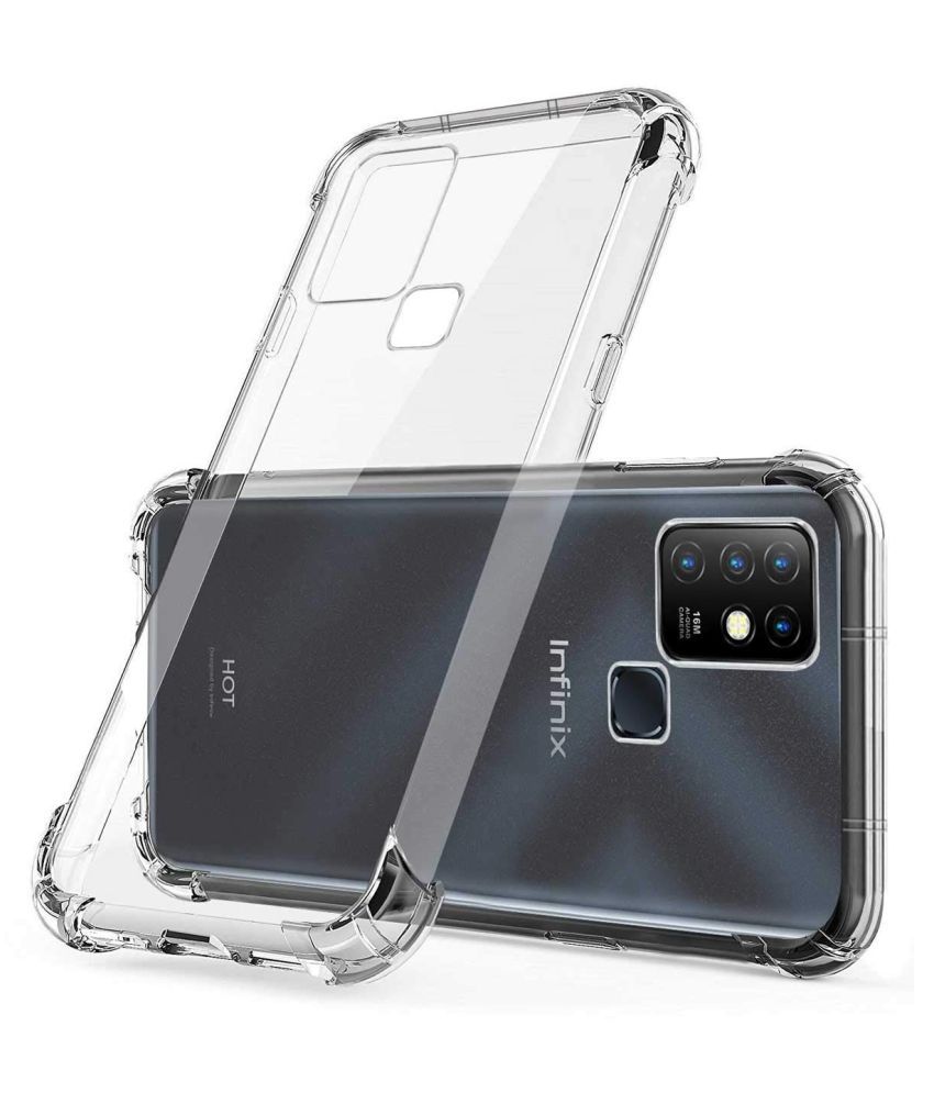     			Infinix Smart 4 Plus Bumper Cases KOVADO - Transparent Premium Transparent Case