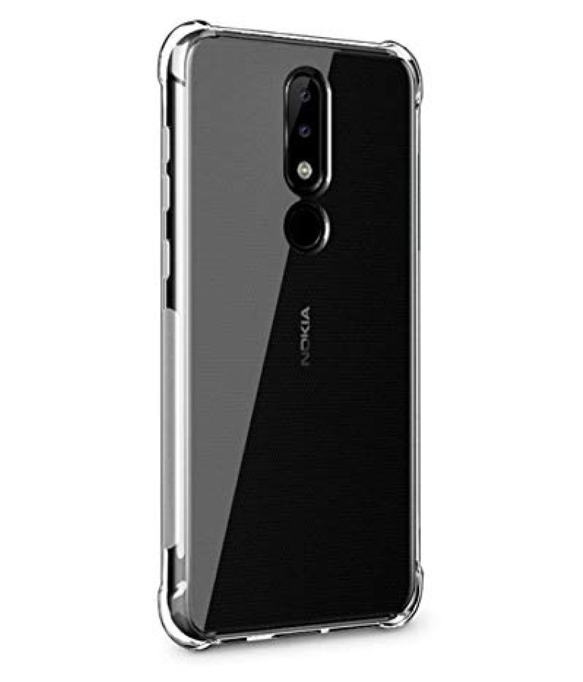     			Nokia 6.1 Plus Bumper Cases KOVADO - Transparent Premium Transparent Case