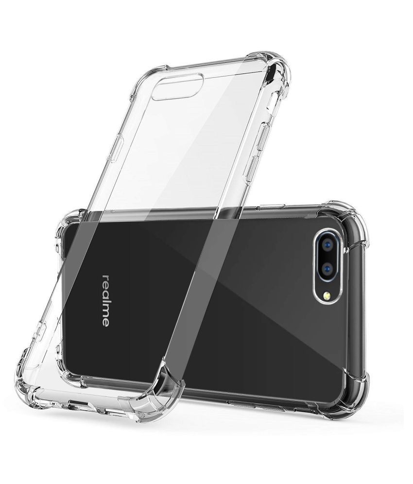     			Realme C1 Bumper Cases KOVADO - Transparent Premium Transparent Case