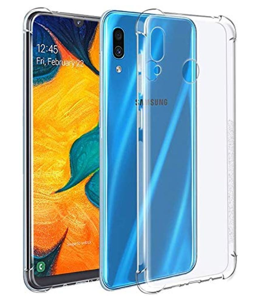     			Samsung Galaxy A30 Bumper Cases Megha Star - Transparent Premium Transparent Case