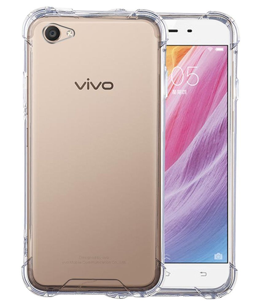     			Vivo Y55 Bumper Cases Megha Star - Transparent Premium Transparent Case