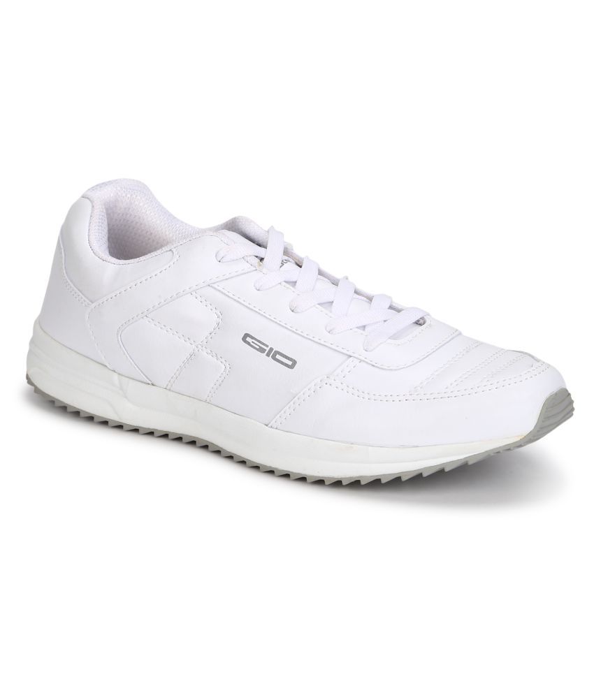     			GOLDSTAR White Running Shoes