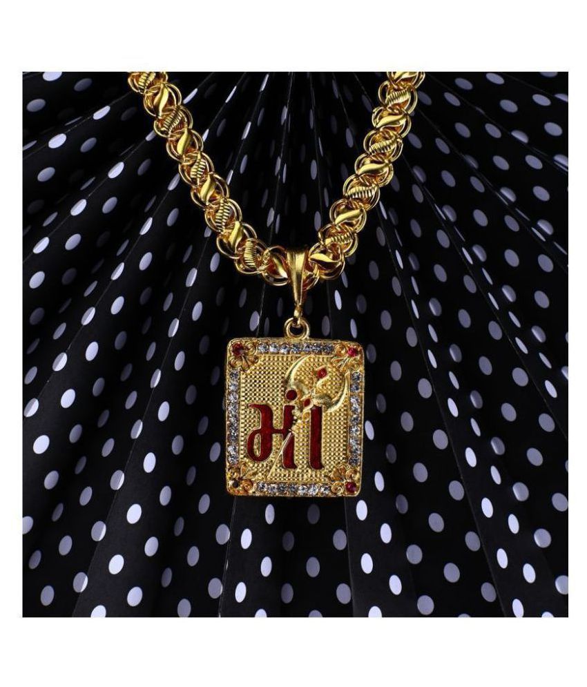 for Men Gold Plated Chain PENDANT 