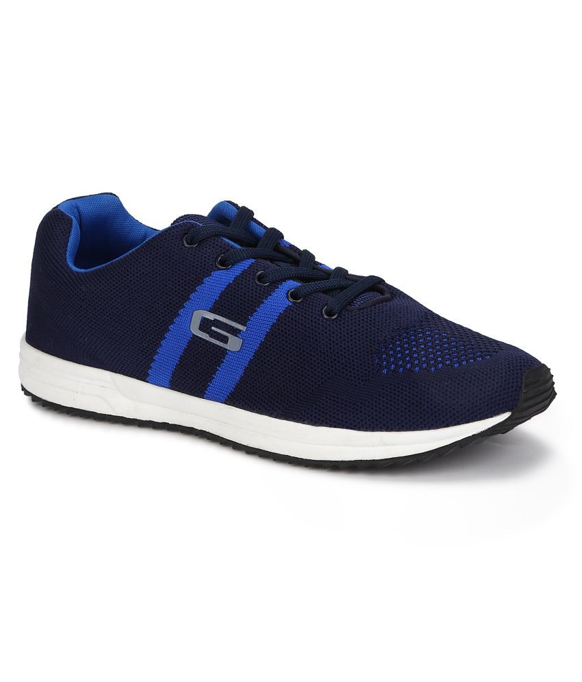     			GOLDSTAR Blue Running Shoes