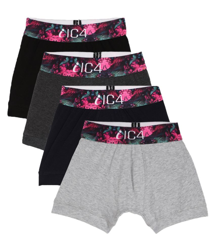     			IC4 Boy's Fashion Trunk Combo Pack of 4