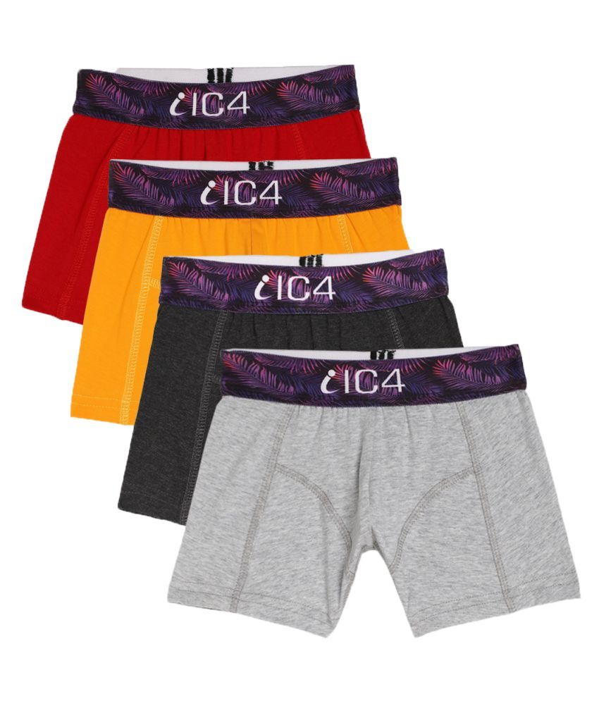     			IC4 Boy's Mini Trunk Combo Pack of 4