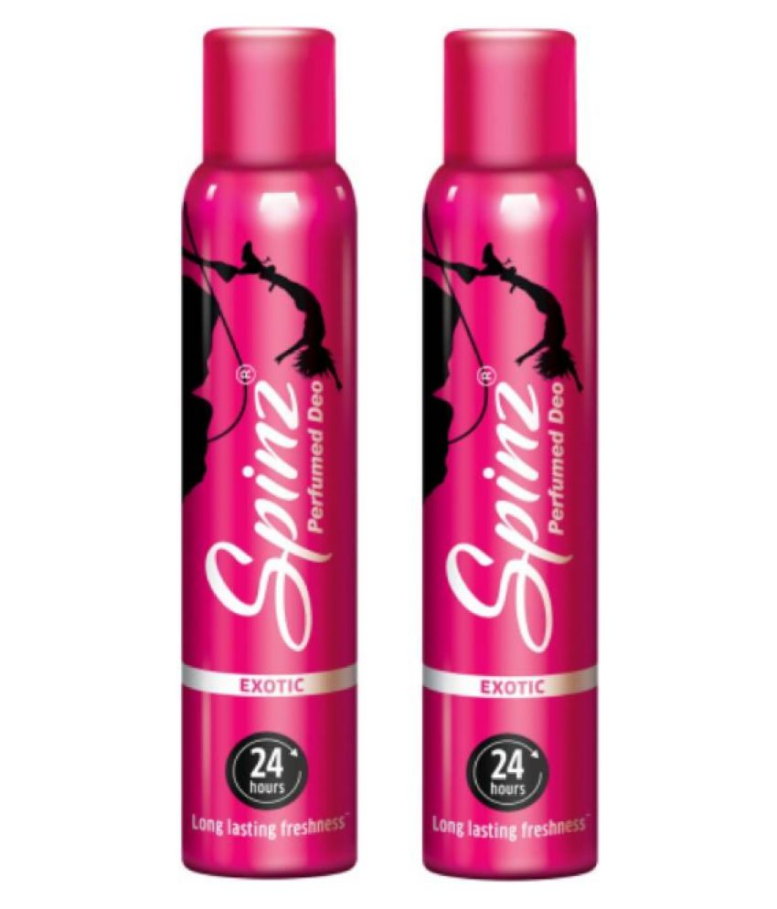 Spinz Exotic Deodorant Body Spray Pack of 2 Combo (150ML each