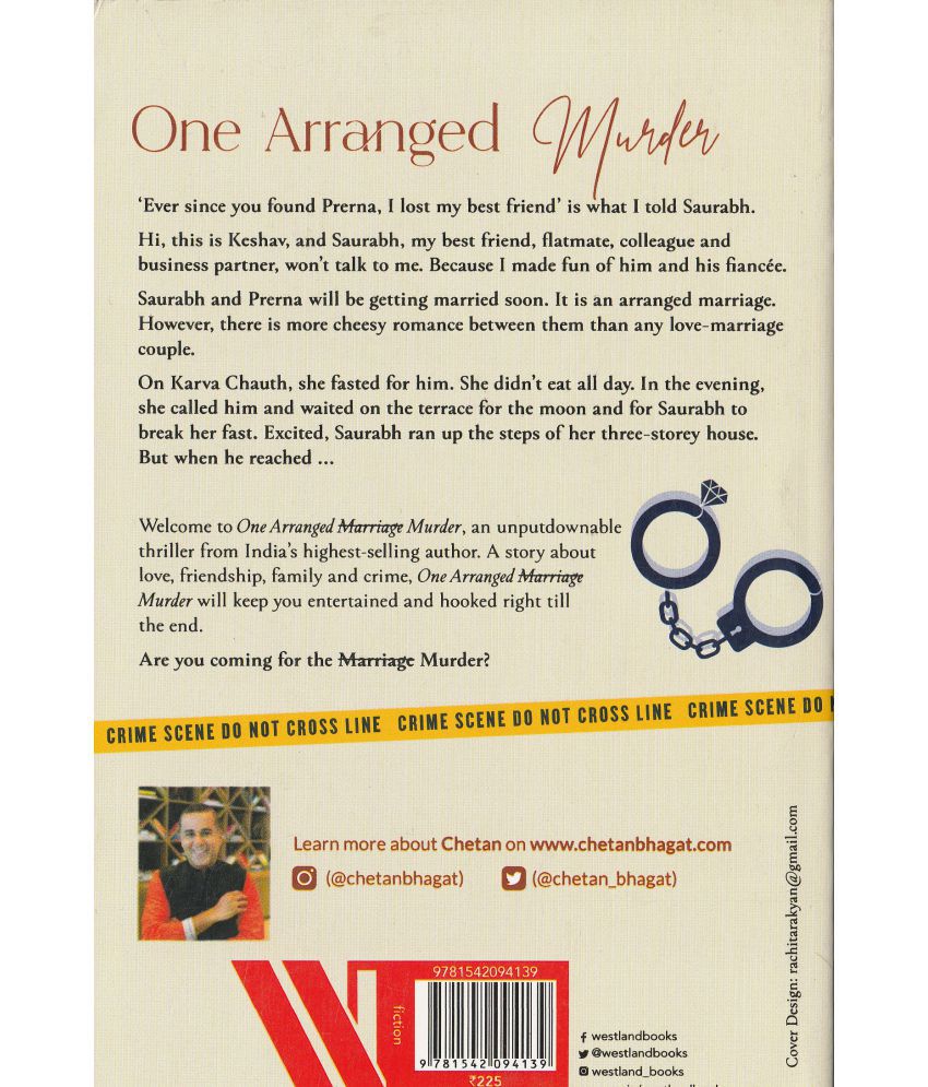 chetan bhagat one arranged marriage review