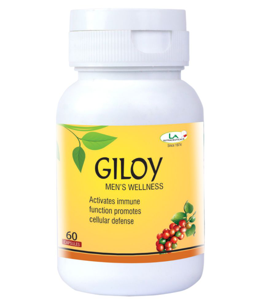 LA NUTRACEUTICALS Giloy (Immunity Booster) Capsule 60 no.s Pack Of 2