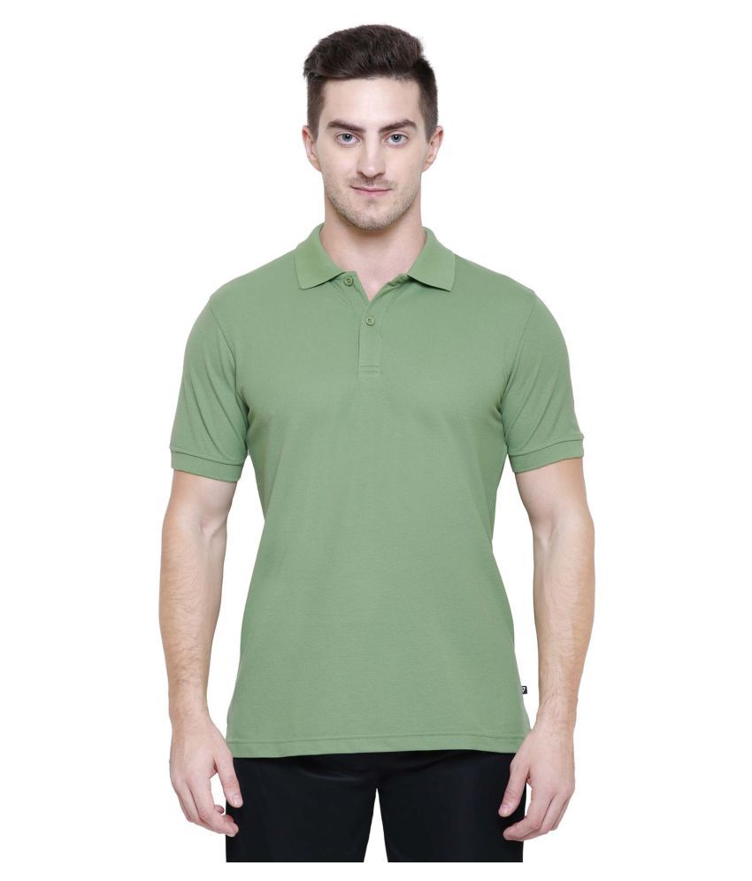     			Proteens Cotton Blend Green Printed T-Shirt