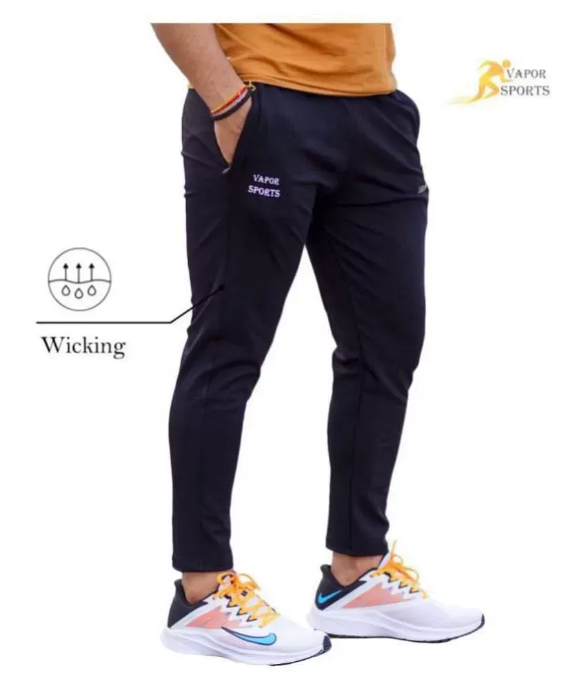 Black Plain Lycra Sports Track Pants, Size: 38-44 at Rs 300/piece in  Bhagalpur