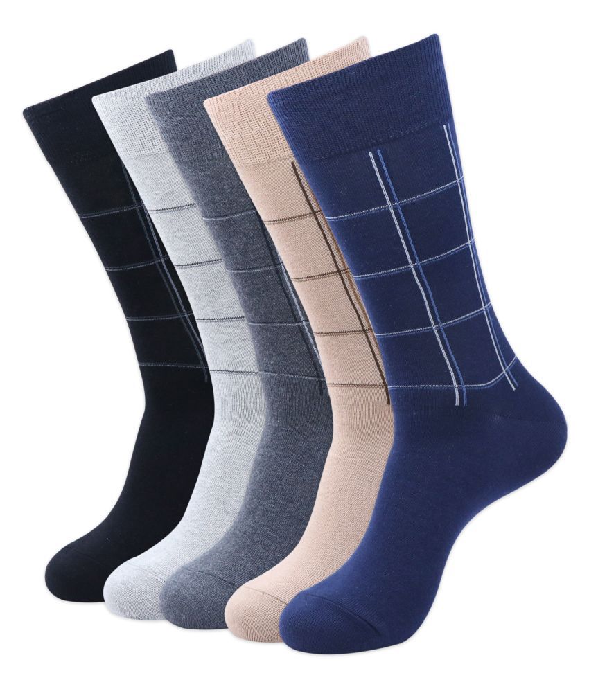 Balenzia Multi Casual Mid Length Socks Pack of 5