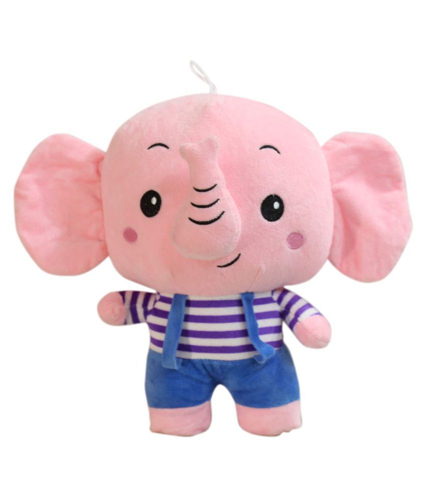     			Tickles Elephant Soft Stuffed Plush Animal Toy for Kids Boys and Girls Home & car Decoration (Size: 25 cm Color: Blue)