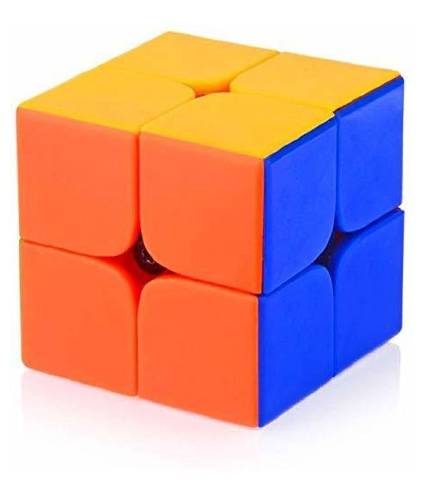 2*2 High Speed Stickerless Magic Speedy Brainstorming Puzzle Cube Game Toy with Adhustable Tightness.