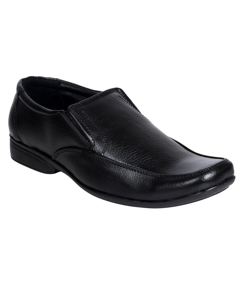     			Ajanta Black Formal Shoes