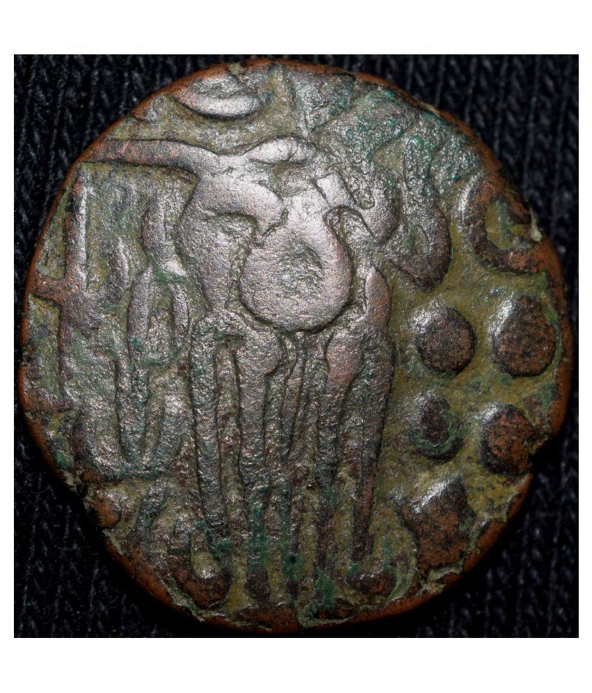 Copper Kasu Coin of Rajaraja I(AD9851014) of Chola Empire. Buy Copper