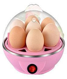 Crypton 7 Egg Poacher for Steaming, Cooking Also Boiling and Frying, Multi Colour