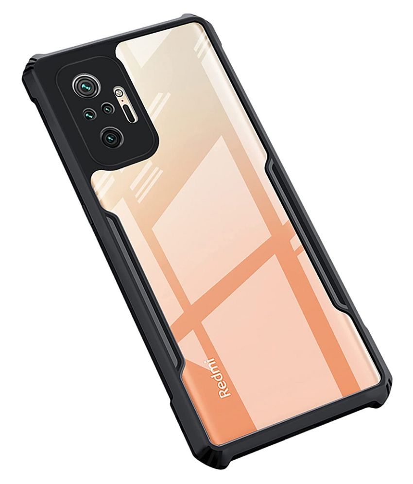     			Xiaomi Redmi Note 10 Pro Shock Proof Case JMA - Transparent Hybrid TPU Bumper Case