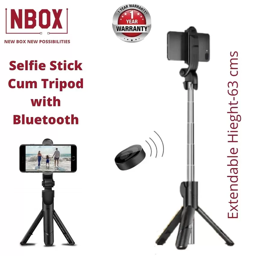 Generic Phone Tripod Stand Selfie Sticks Multifunctional Wireless