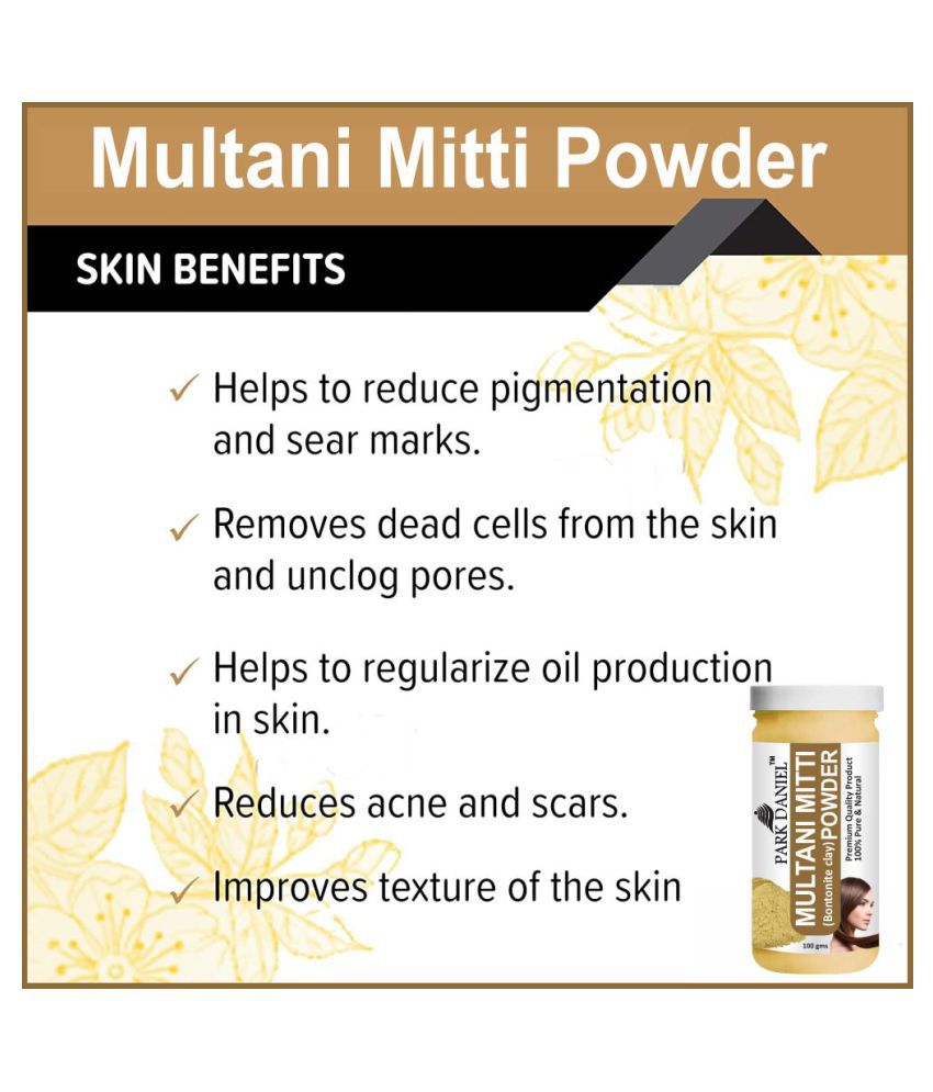 Park Daniel Premium Multani Mitti Powder - Hair Growth Hair Mask 100 g: Buy  Park Daniel Premium Multani Mitti Powder - Hair Growth Hair Mask 100 g at  Best Prices in India - Snapdeal