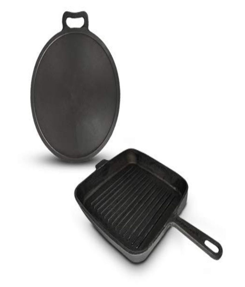     			The Indus Valley (Tawa+Grill Pan) 2 Piece Cookware Set