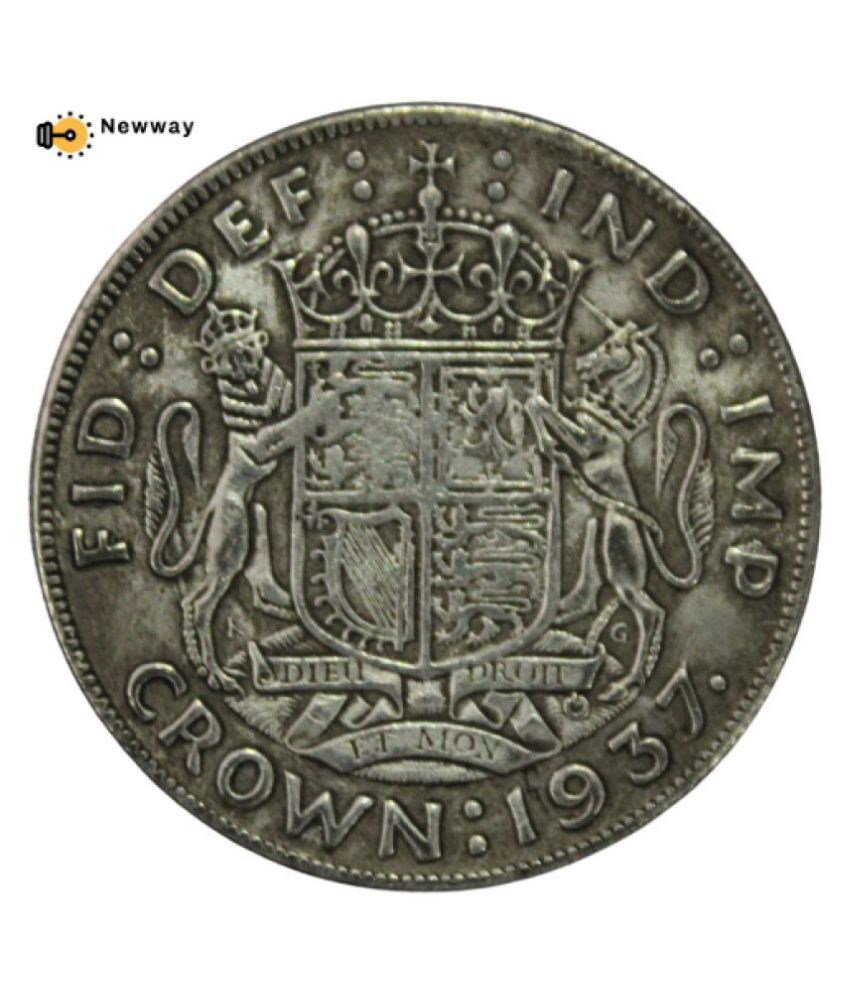     			newWay 1 Crown 1937 - King George VI United Kingdom Rare Coin