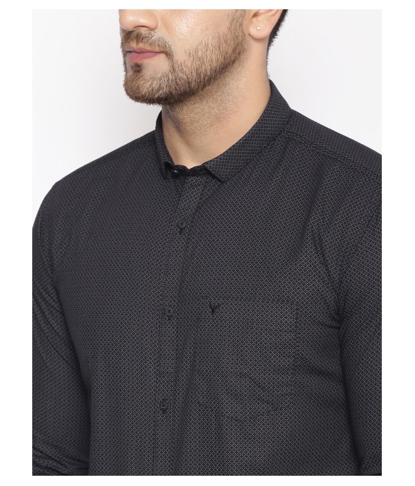     			Showoff Cotton Blend Slim Fit Men's Casual Shirt - Black ( Pack of 1 )