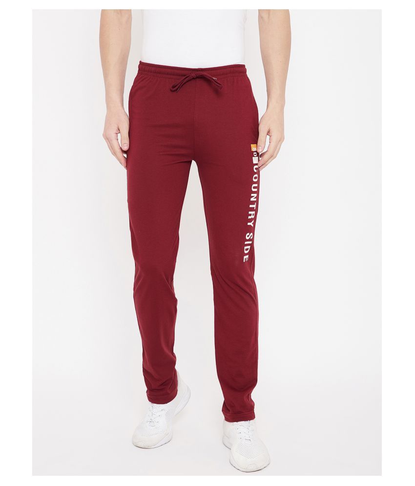     			Duke - Maroon Cotton Blend Men's Trackpants ( Pack of 1 )