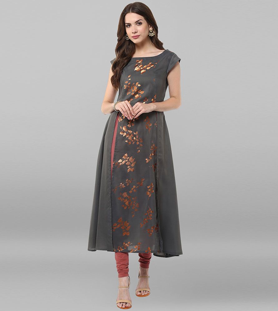 limeroad crepe kurtis