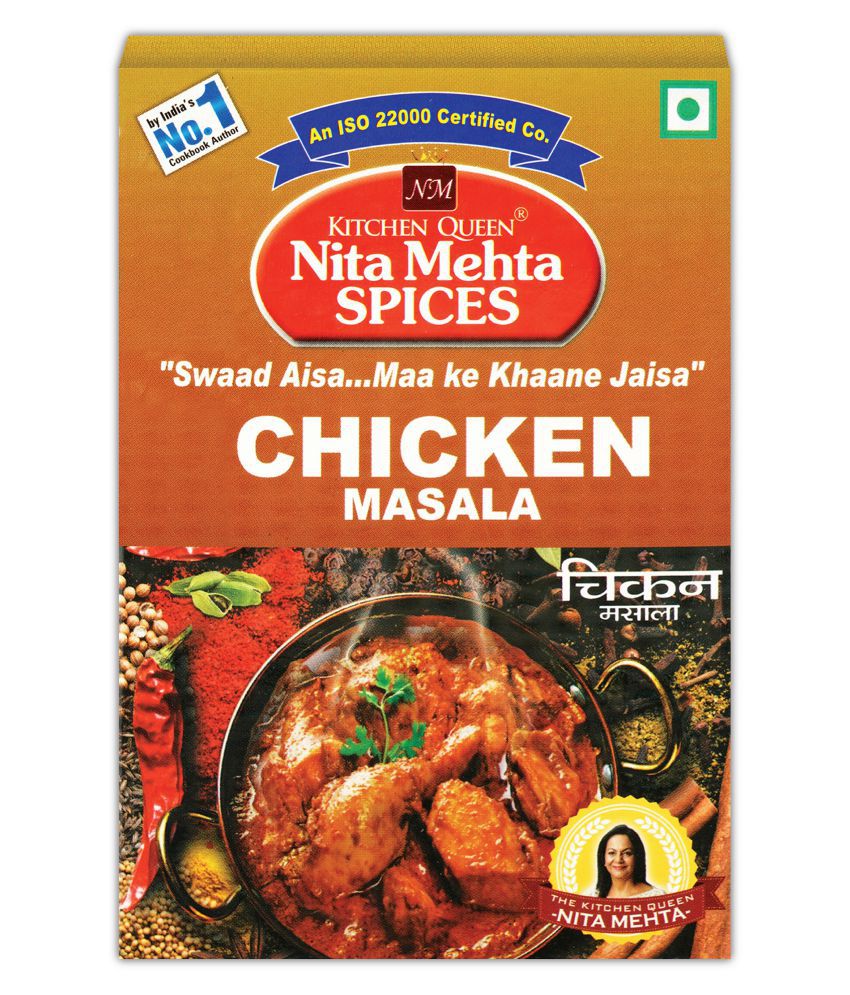 Nita Mehta Foods Chicken Masala Powder 100 gm Pack of 2: Buy Nita Mehta ...