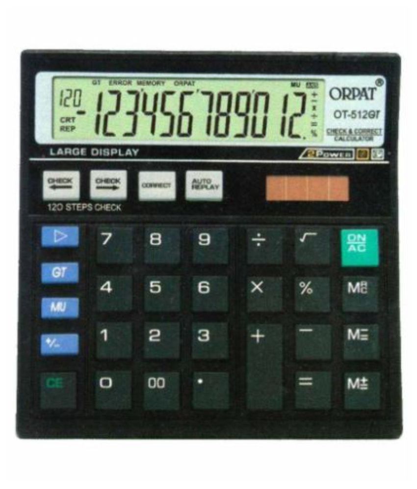     			Orpat Calculator OT 512gt