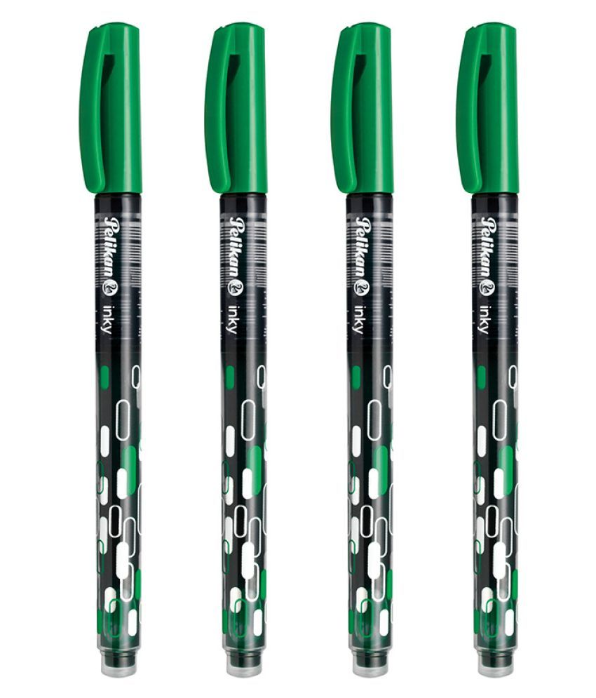     			PELIKAN INKY FELT TIP PEN(GREEN) PACK OF 3