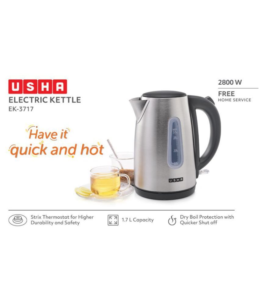 Usha 3717 1.7 Liter More Than 2000 Watt Watt Stainless Steel Electric