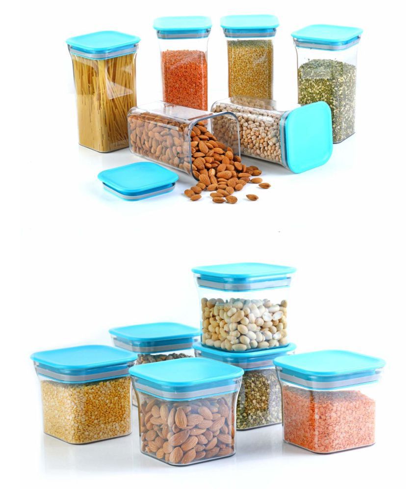    			Analog Kitchenware Dal,Pasta,Grocery Plastic Food Container Set of 12 1100 mL