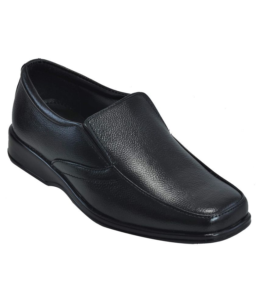     			Ajanta Black Formal Shoes